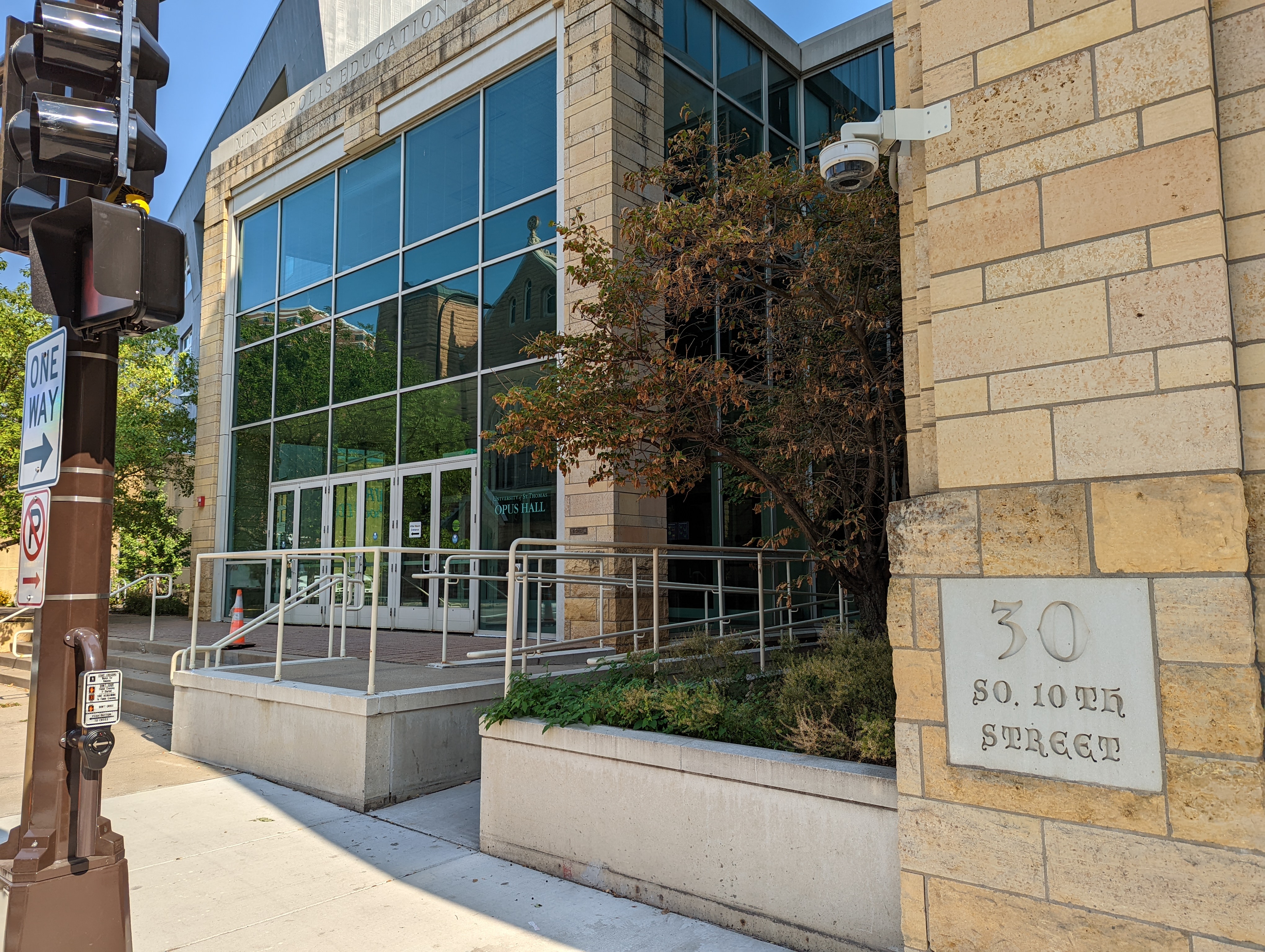 Picture of Opus Hall entrance